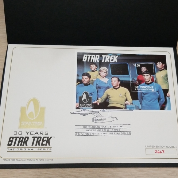 Authentic Star Trek Cache Envelope - Picture 2 of 3